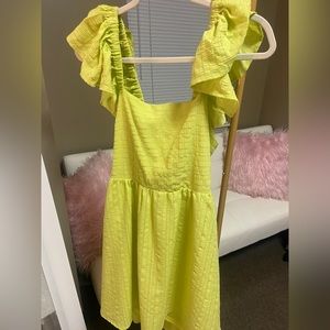 Light Yellowish-Green Dress